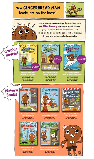 The Gingerbread Man: Buttons on the Loose: A Graphic Novel US - Paperback / softback