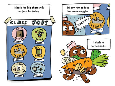 The Gingerbread Man: Class Pet on the Loose: A Graphic Novel US - Hardback