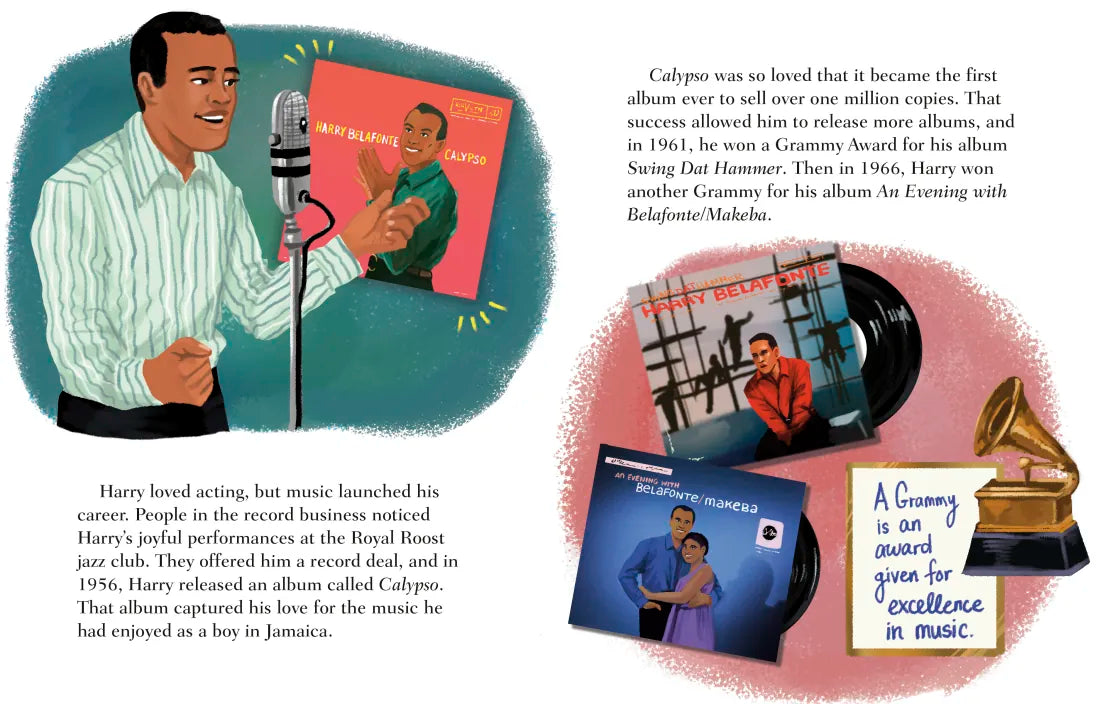 Harry Belafonte: A Little Golden Book Biography US - Hardback