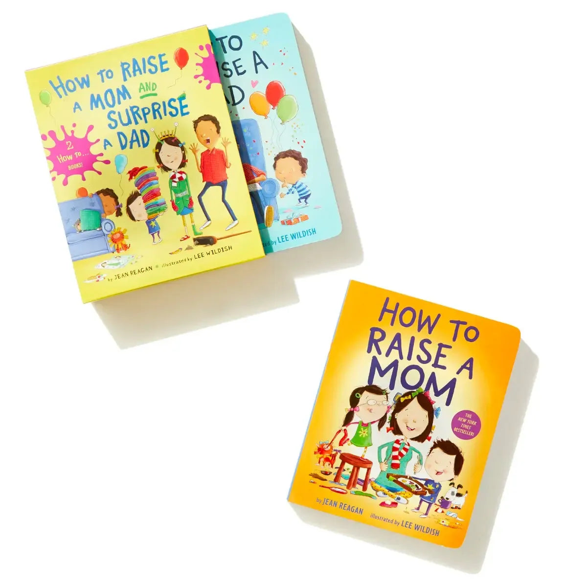 How to Raise a Mom and Surprise a Dad Board Book Boxed Set US - Multiple-component retail product, boxed