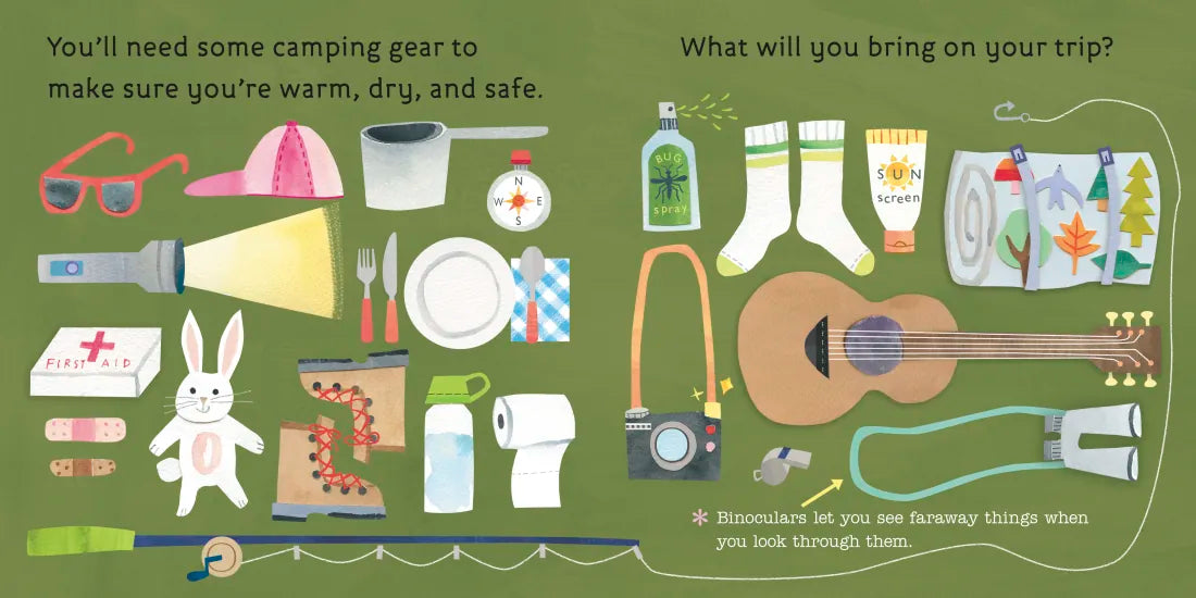 Hello, World! Let's Go Camping US - Board book