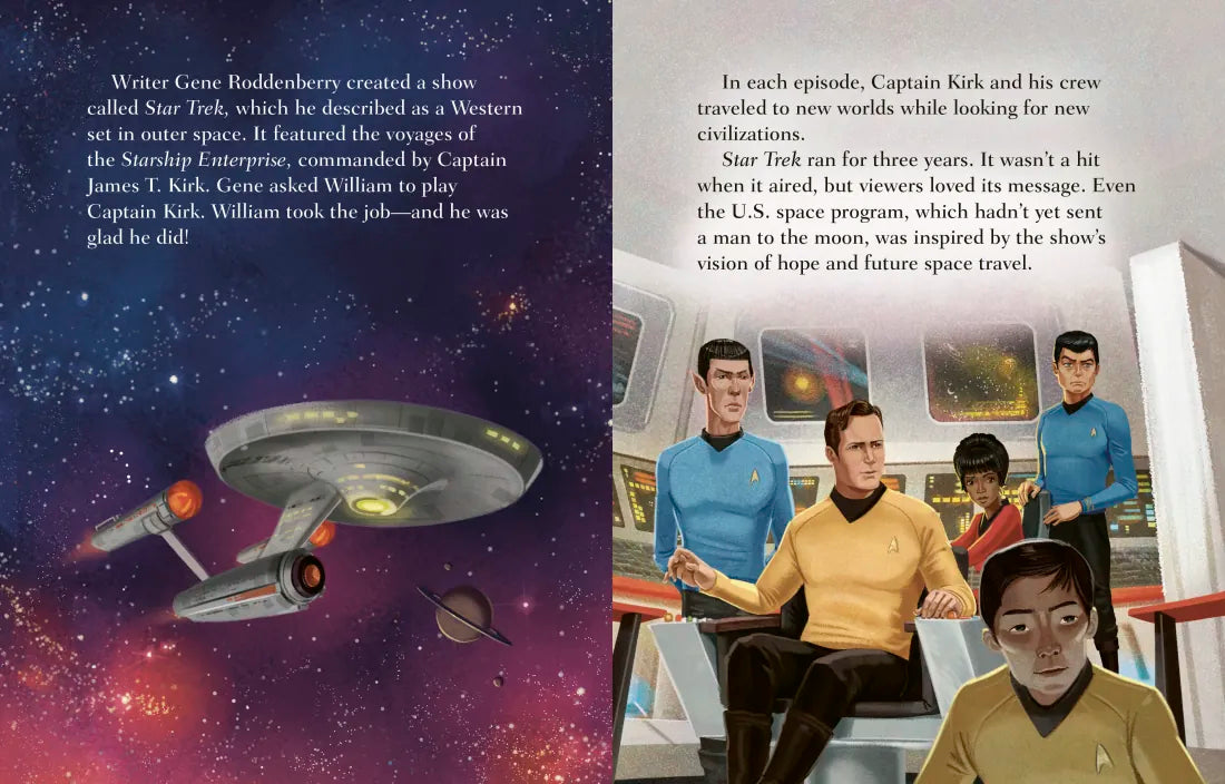 William Shatner: A Little Golden Book Biography US - Hardback