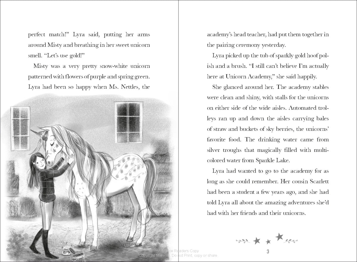 Unicorn Academy Treasure Hunt #1: Lyra and Misty US - Paperback / softback