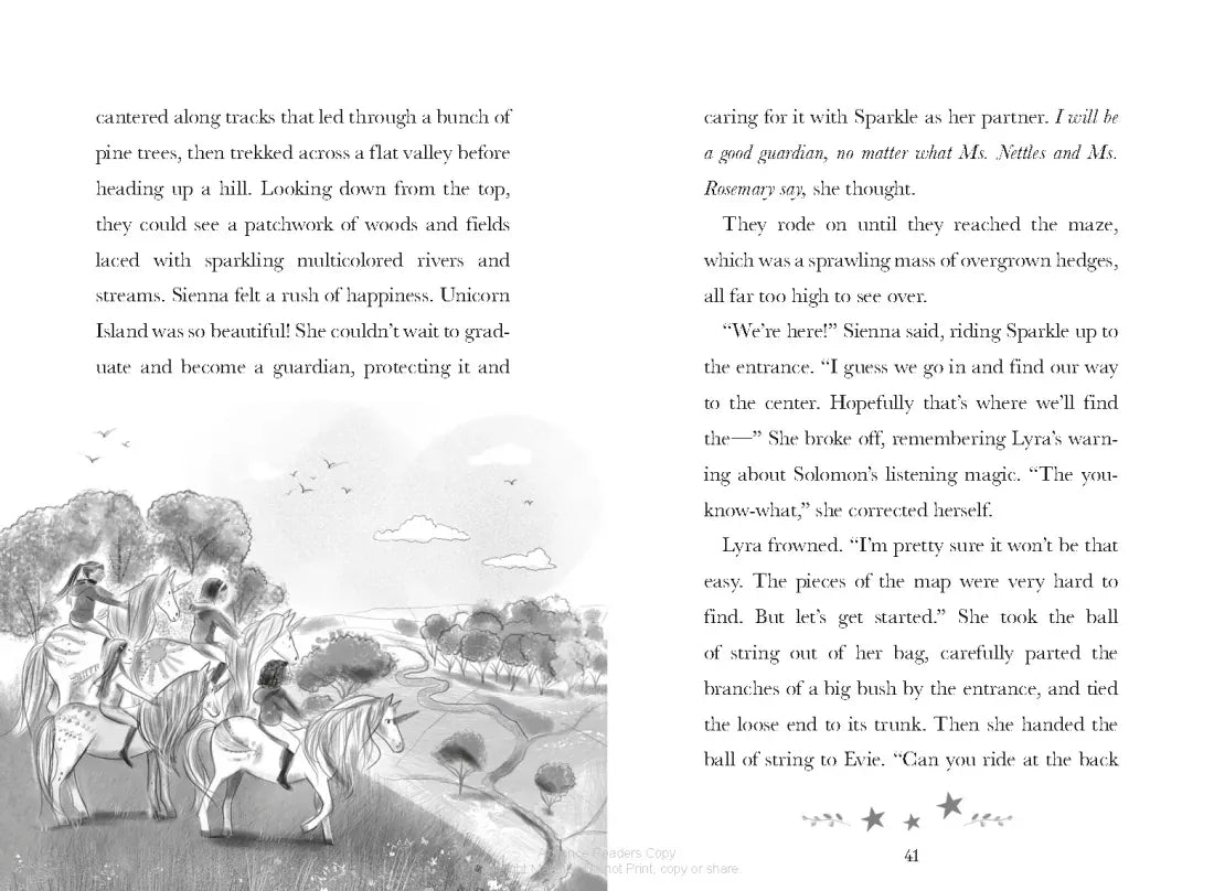 Unicorn Academy Treasure Hunt #4: Sienna and Sparkle US - Paperback / softback