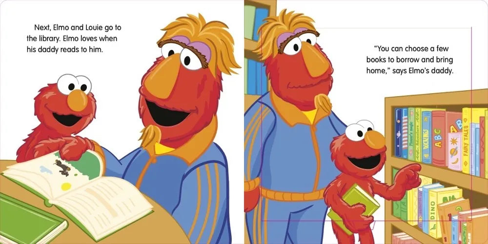 Elmo's Daddy Day (Sesame Street) US - Board book