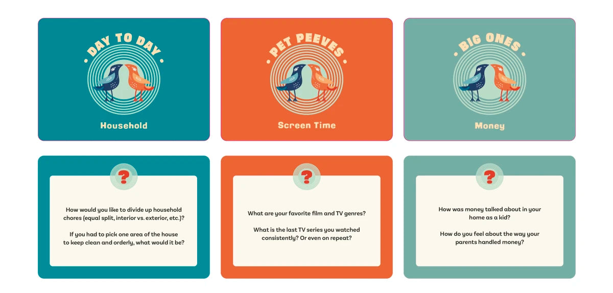 Stuff We Fight About Conversation Cards for Couples US - Cards
