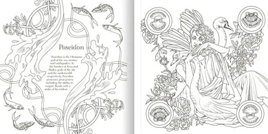 The Greek Mythology Coloring Book US - Paperback / softback