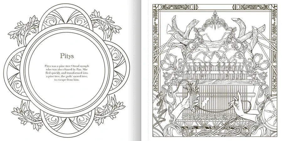 The Greek Mythology Coloring Book US - Paperback / softback