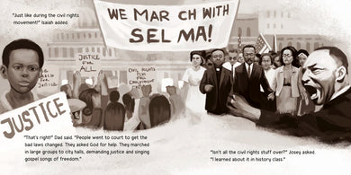 Andy Johnson and the March for Justice US - Hardback