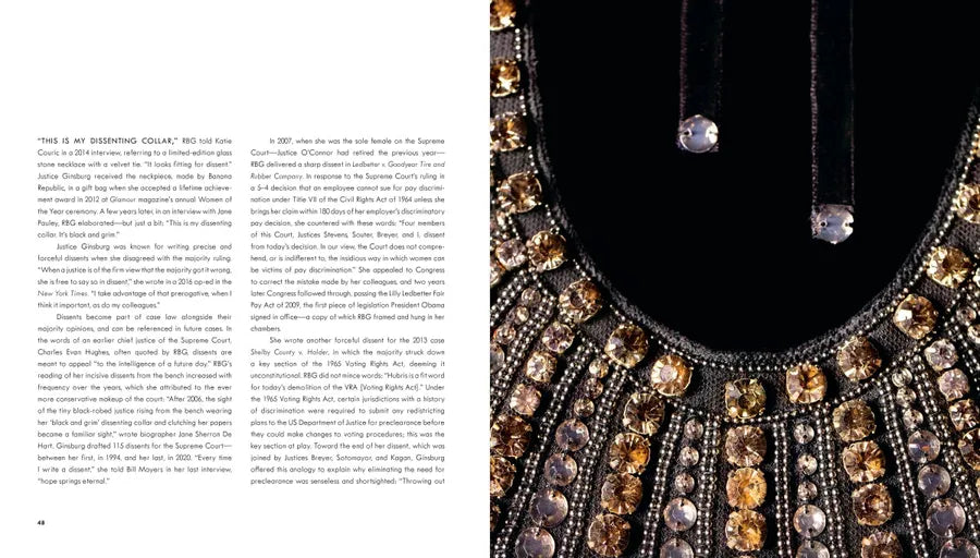 The Collars of RBG US - Hardback