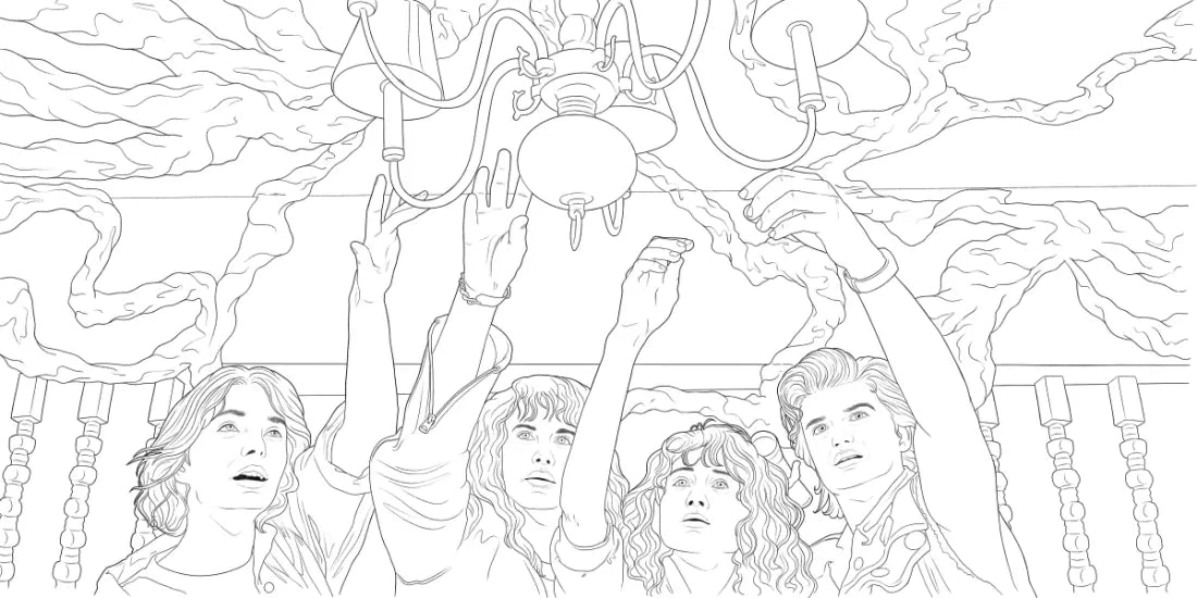 Stranger Things: The Official Coloring Book, Season 4 US - Paperback / softback
