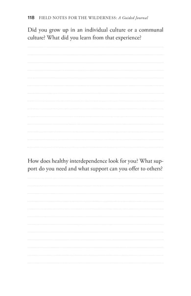 Field Notes for the Wilderness: A Guided Journal US - Paperback / softback