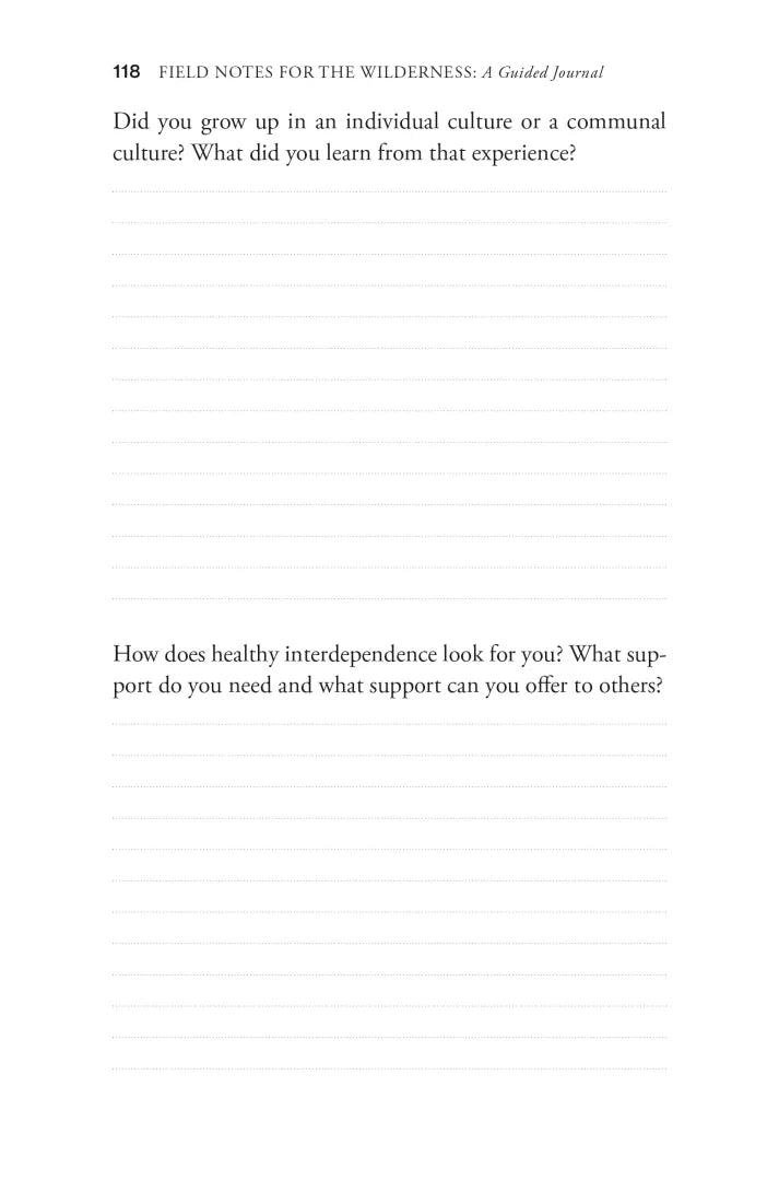 Field Notes for the Wilderness: A Guided Journal US - Paperback / softback
