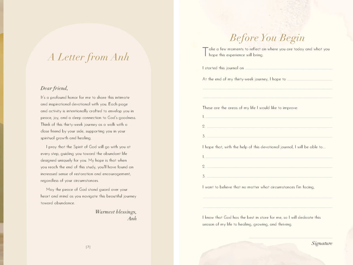 The Abundant Life Journal US - Hardback