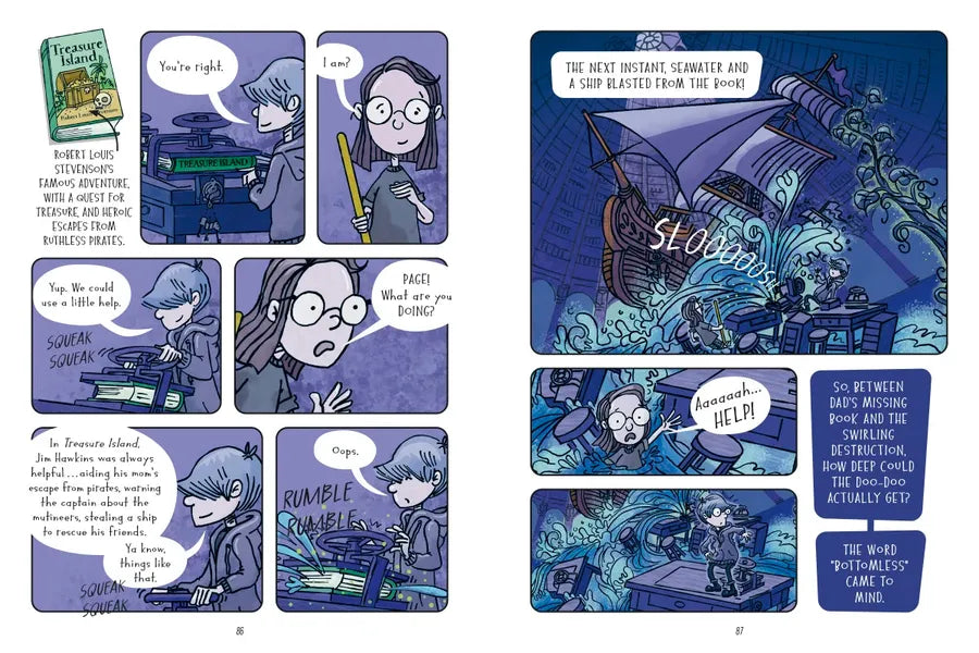 The Night Librarian: A Graphic Novel US - Paperback / softback