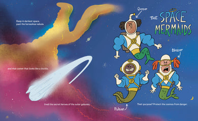 Save Us, Space Mermaids! interior 1 (ISBN 9780593621400)
