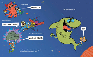 Save Us, Space Mermaids! interior 2 (ISBN 9780593621400)