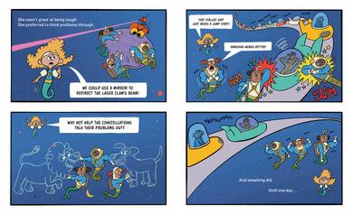 Save Us, Space Mermaids! interior 3 (ISBN 9780593621400)