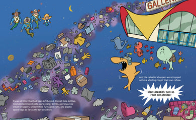 Save Us, Space Mermaids! interior 5 (ISBN 9780593621400)