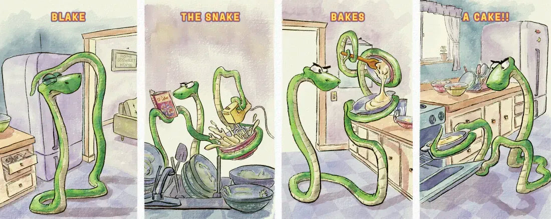 Blake the Snake Bakes a Cake US - Hardback