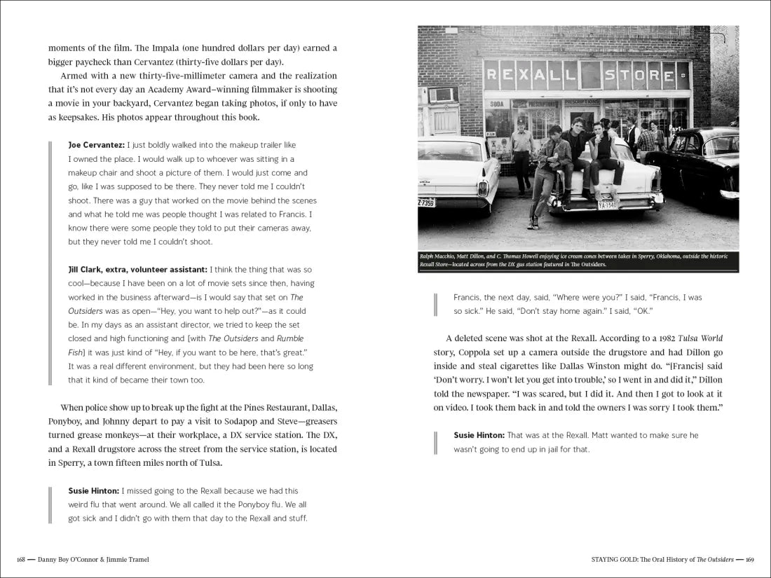 Staying Gold: The Oral History of The Outsiders US - Hardback