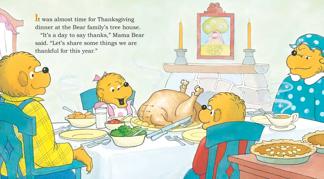 Thankful for Family (Berenstain Bears) US - Board book