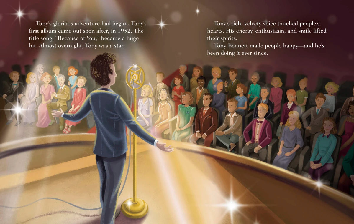Tony Bennett: A Little Golden Book Biography US - Hardback