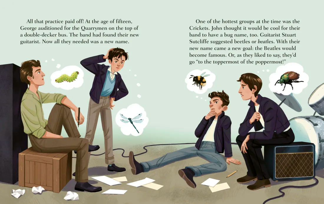 The Beatles: A Little Golden Book Biography US - Hardback