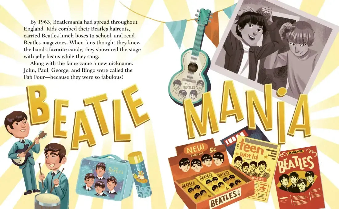 The Beatles: A Little Golden Book Biography US - Hardback