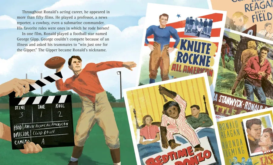 Ronald Reagan: A Little Golden Book Biography US - Hardback