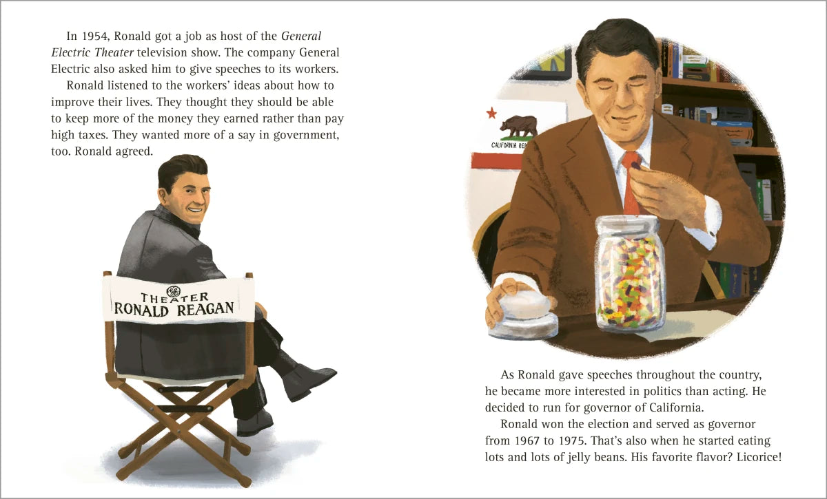 Ronald Reagan: A Little Golden Book Biography US - Hardback