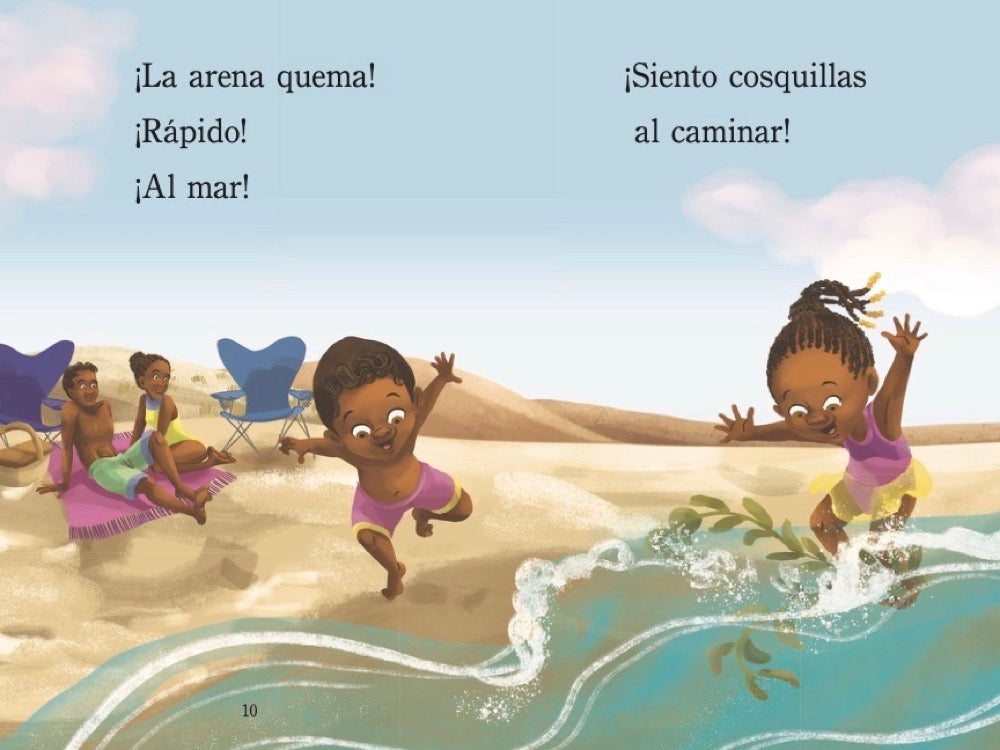 ¡Día de playa! (Beach Day! Spanish Edition) interior 3 (ISBN 9780593646656)