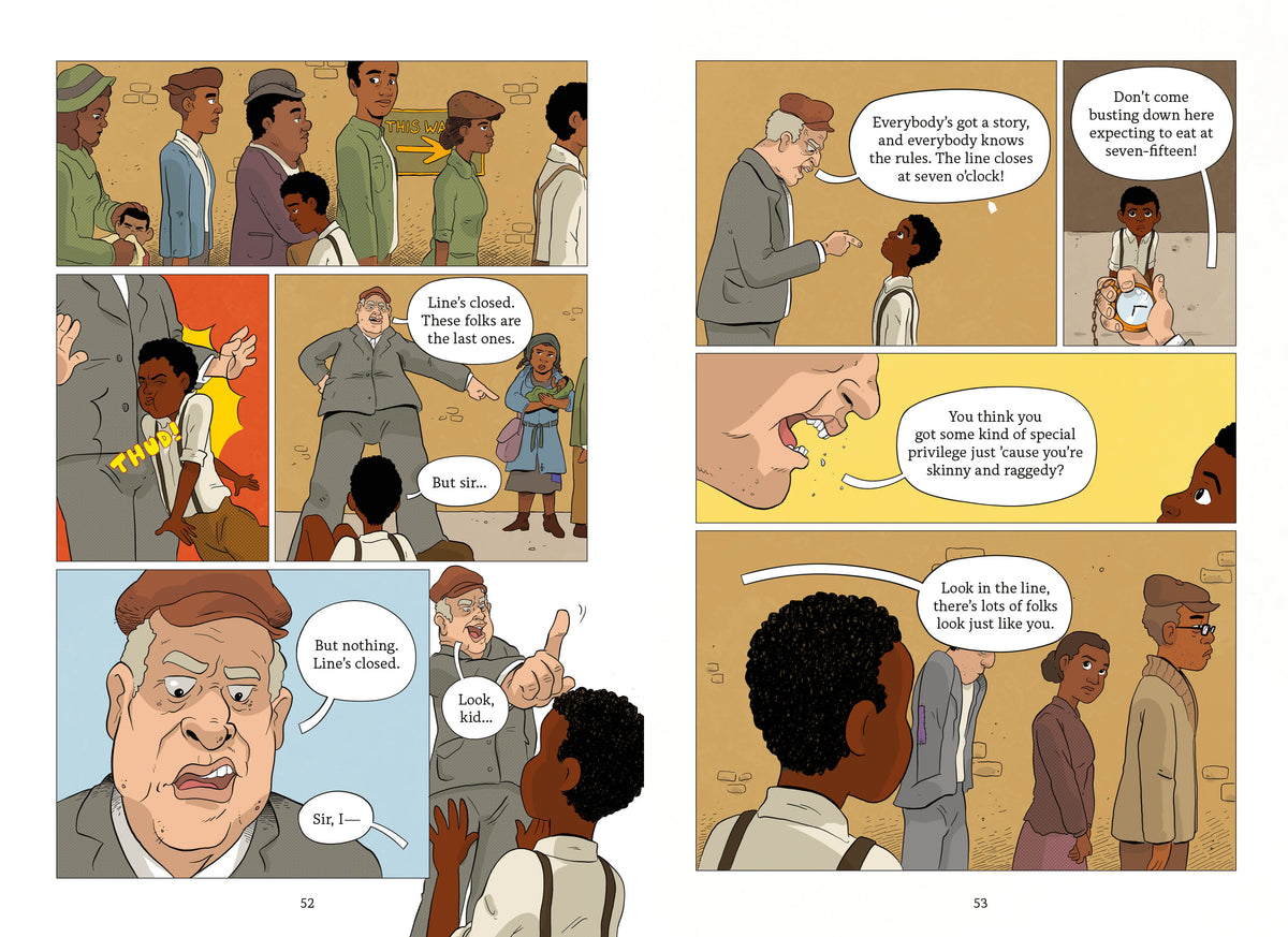 Bud, Not Buddy Graphic Novel interior 1 (ISBN 9780593648063)