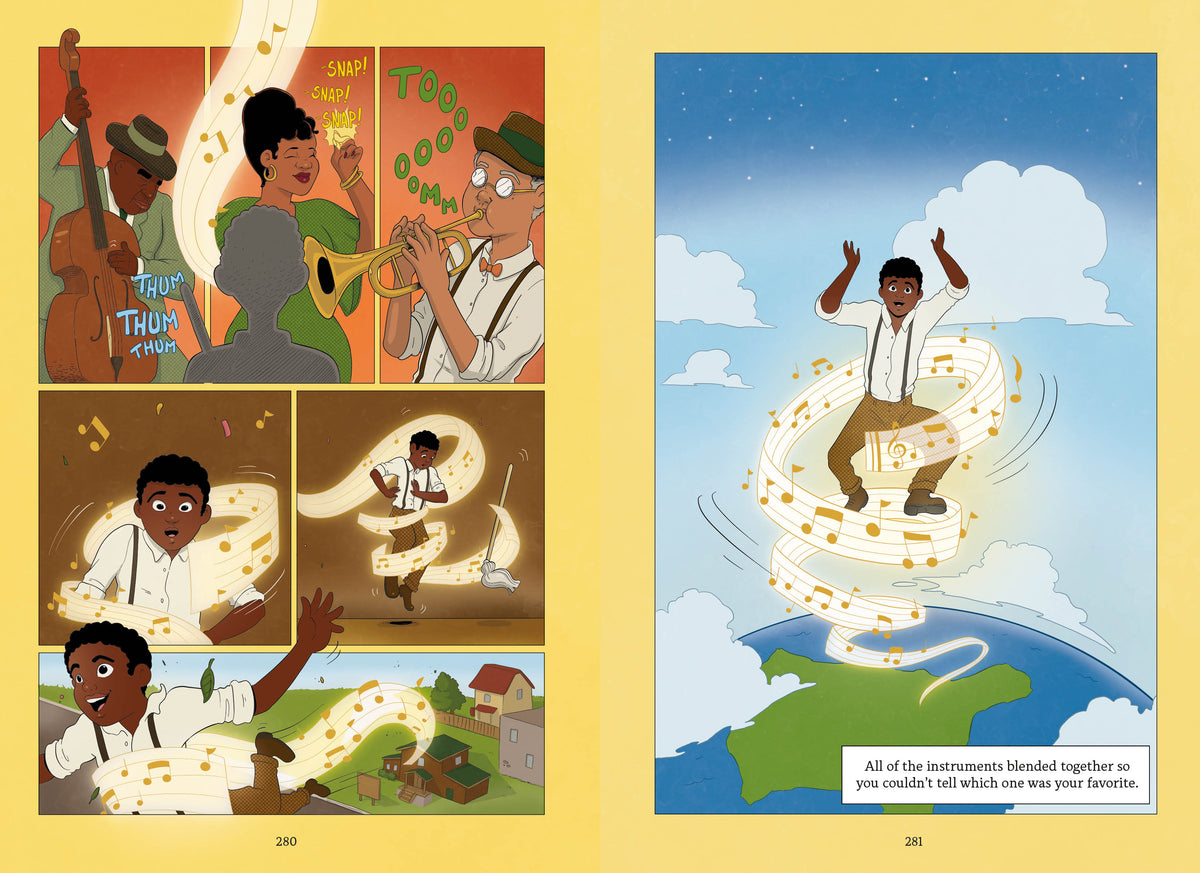 Bud, Not Buddy Graphic Novel interior 4 (ISBN 9780593648063)