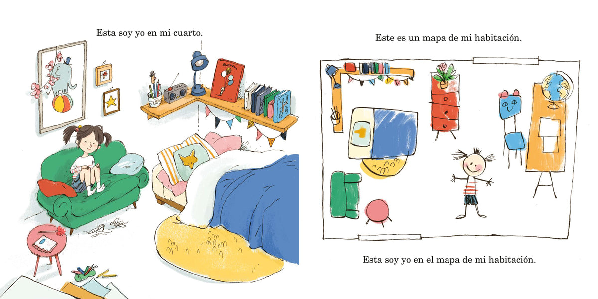 Yo en el mapa (Me on the Map Spanish Edition) interior 1 (ISBN 9780593649299)