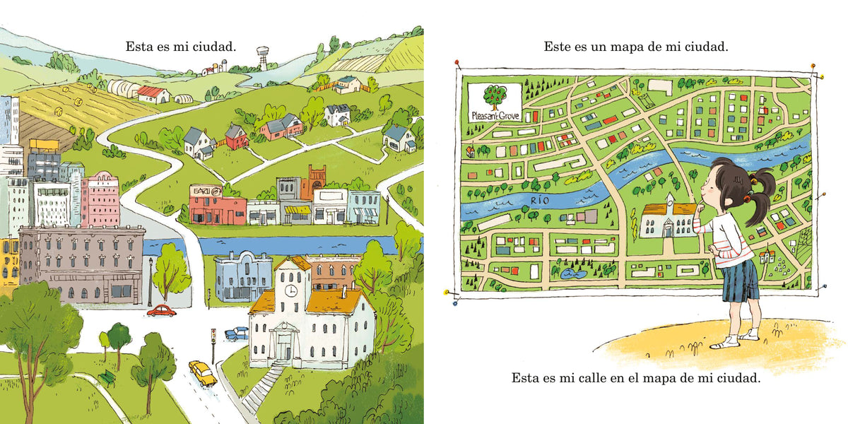 Yo en el mapa (Me on the Map Spanish Edition) interior 3 (ISBN 9780593649299)