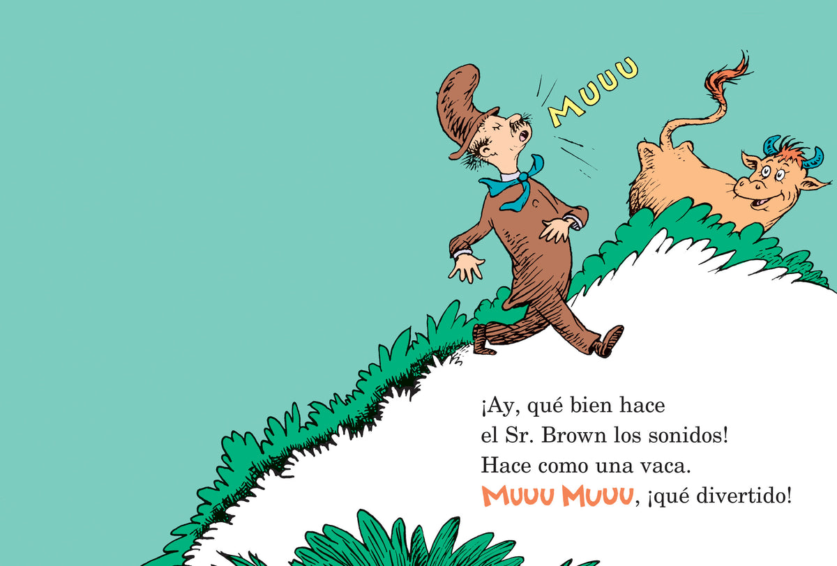 ¡El Sr. Brown hace Muuu! ¿Podrías hacerlo tú? (Mr. Brown Can Moo! Can You? Spanish Edition) interior 1 (ISBN 9780593651025)