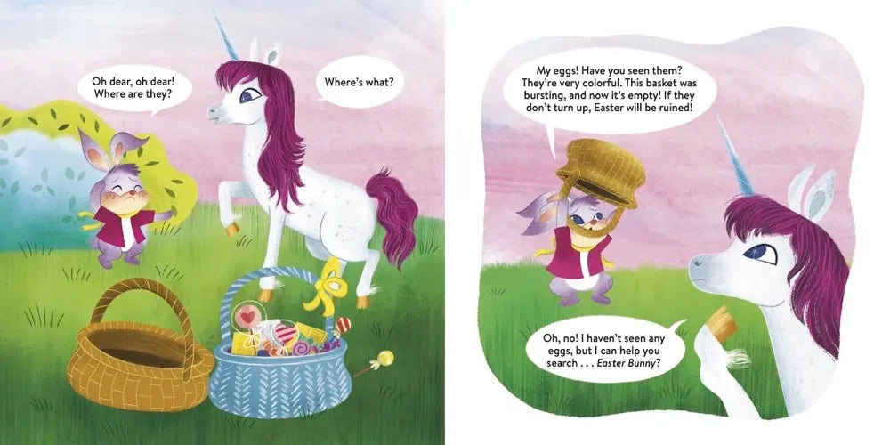 Uni the Unicorn: Easter Bunny Helper US - Hardback