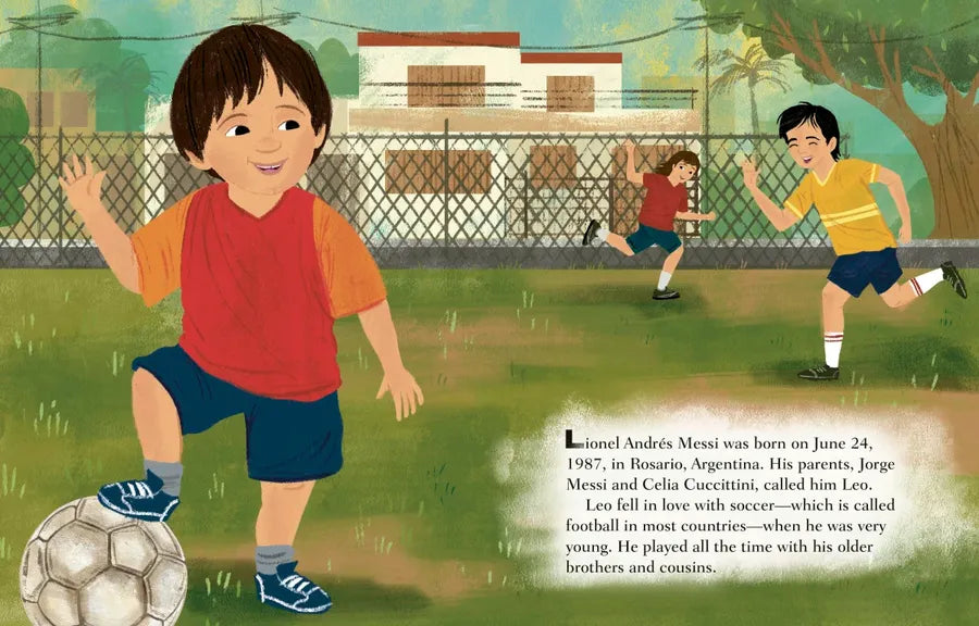 Lionel Messi A Little Golden Book Biography US - Hardback