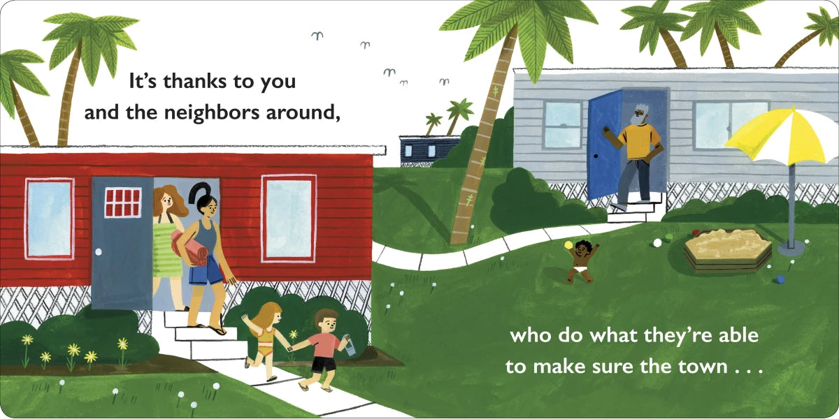 We Share This Neighborhood US - Board book