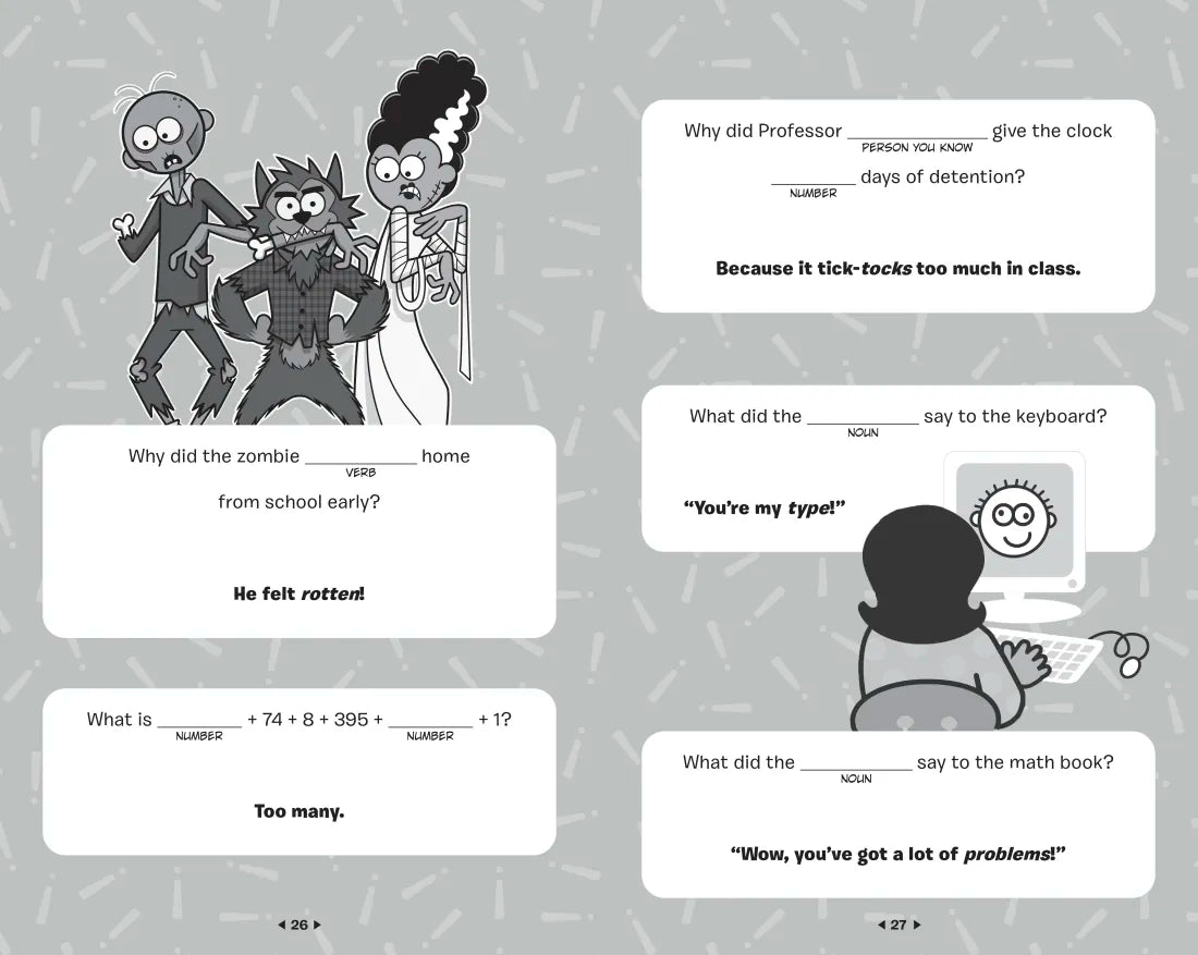 The Mad Libs Silly, Hilariously Funny, Belly-Busting Joke Book US - Paperback / softback