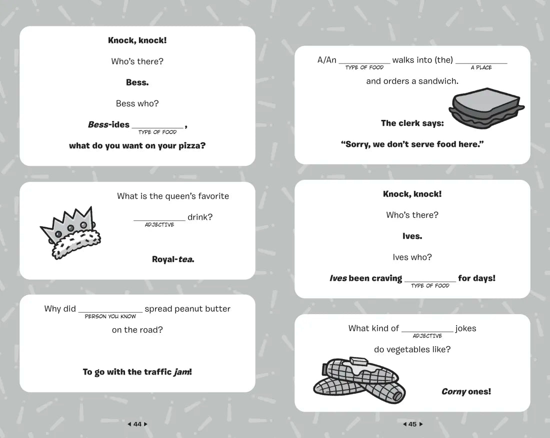 The Mad Libs Silly, Hilariously Funny, Belly-Busting Joke Book US - Paperback / softback
