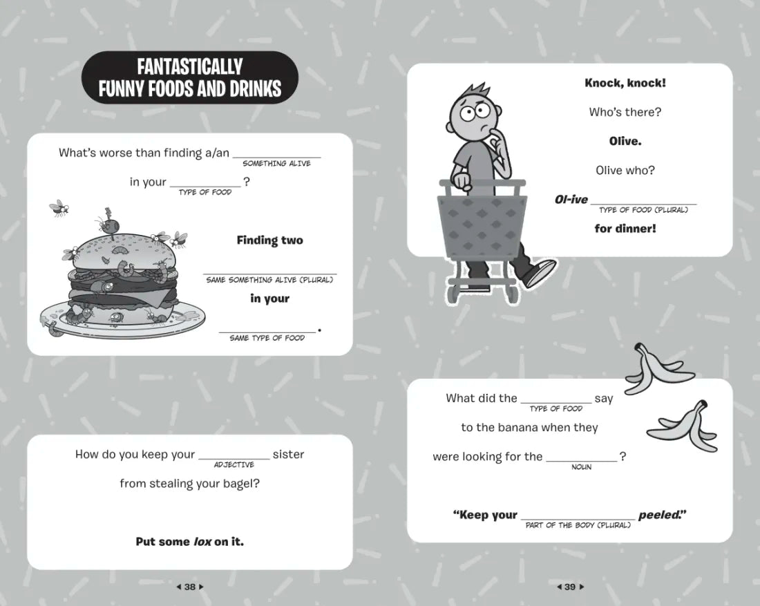 The Mad Libs Silly, Hilariously Funny, Belly-Busting Joke Book US - Paperback / softback