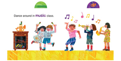 A Day at School with The Very Hungry Caterpillar US - Board book