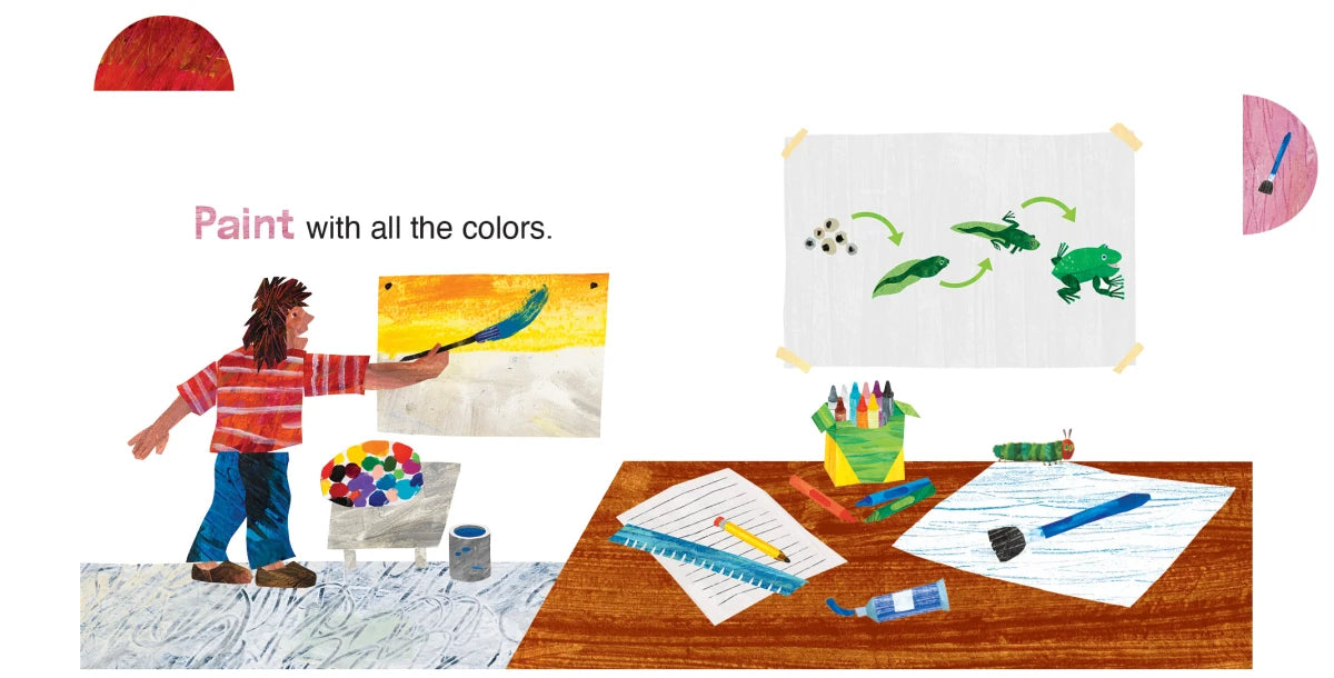 A Day at School with The Very Hungry Caterpillar US - Board book