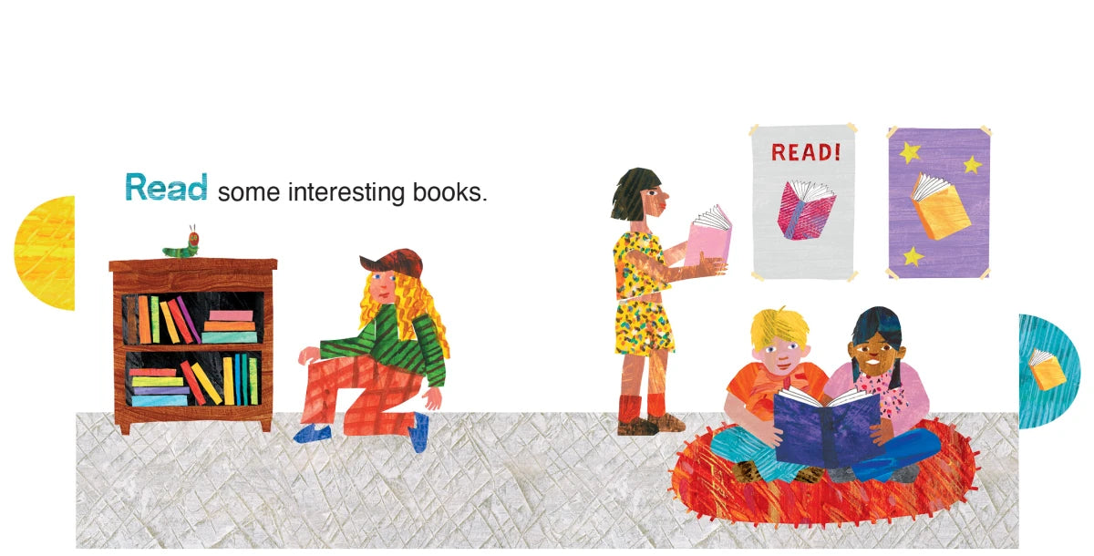 A Day at School with The Very Hungry Caterpillar US - Board book