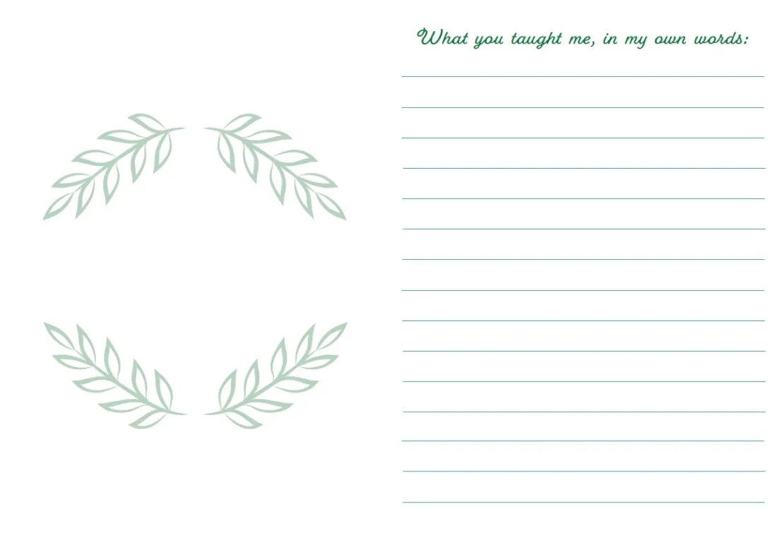 What You Taught Me US - Hardback