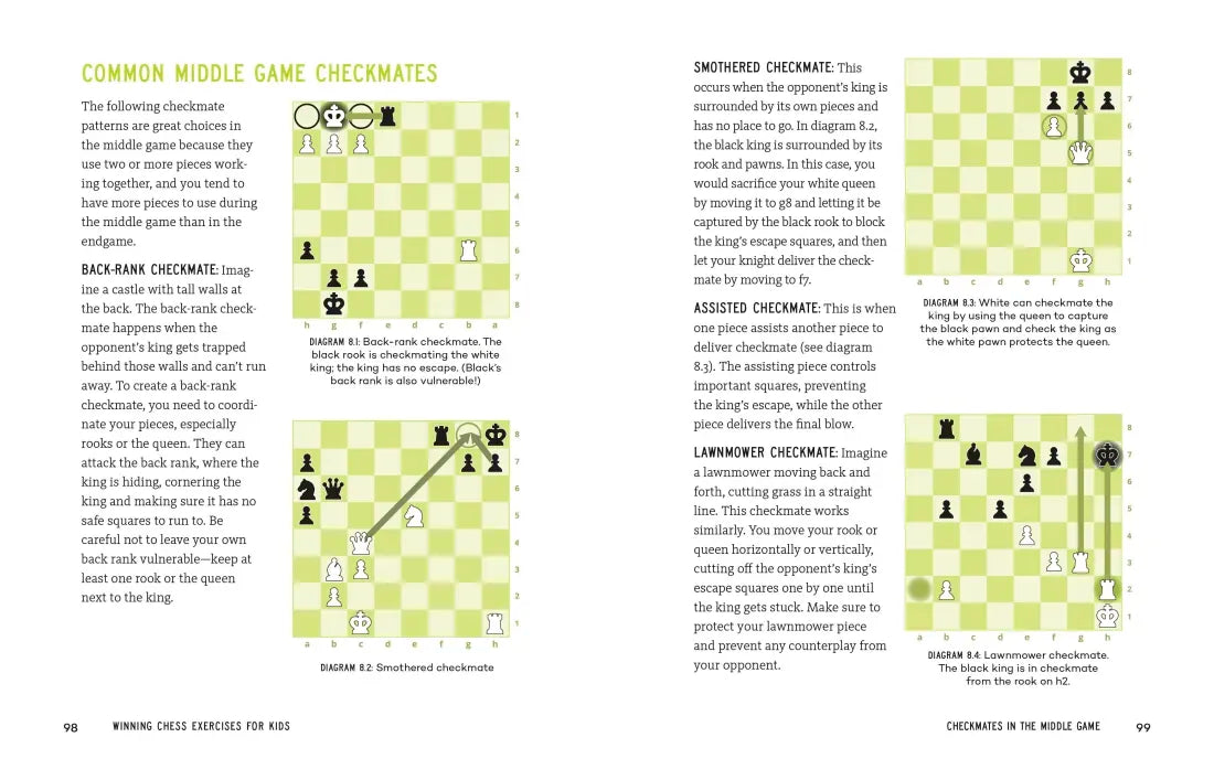 Winning Chess Exercises for Kids US - Paperback / softback