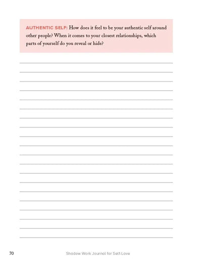 Shadow Work Journal for Self-Love US - Paperback / softback