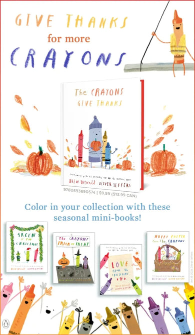 The Crayons Give Thanks US - Hardback